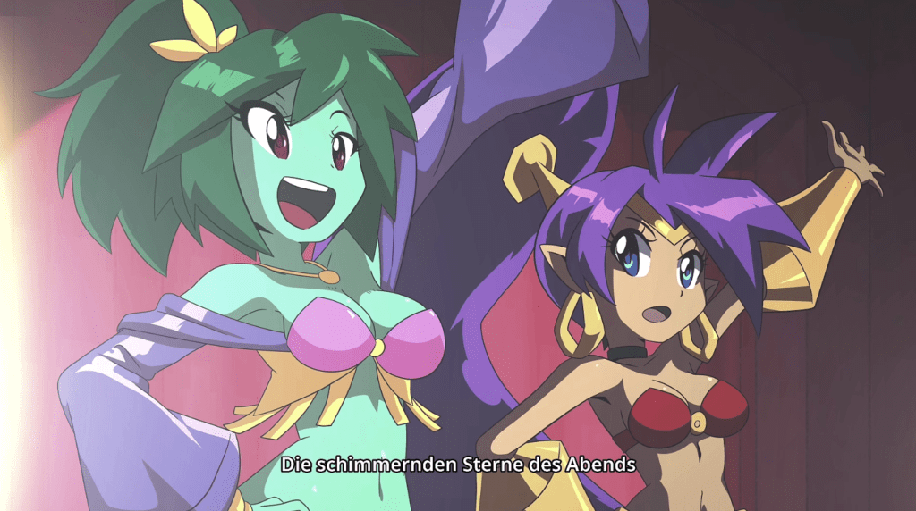 Shantae 5 - Gemeinsam mit anderen Halb-Djinns auf der Bühne